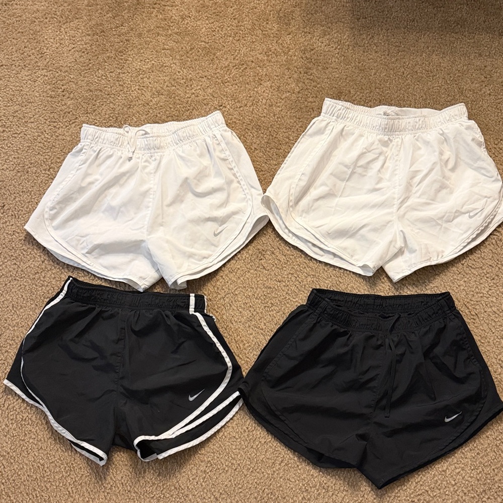 Nike Black and White Sports Shorts Set size small